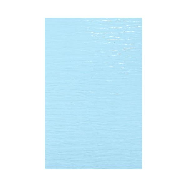 MECCANIXITY PVC Ripple Water Sheet Miniature Roof Tiles Mini Dolls Houses Set for DIY Model Dolls Houses Garden Sand Table Light Blue Flow Pattern 33x22cm/1.3x0.87"