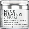 VALITIC Neck Cream for Tightening and Firming - Hyaluronic Acid, Retinol, and Vitamin C - Anti Aging Tightening & Lifting Sagging Skin Day and Night Cream