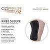 Copper Fit unisex adult Freedom Knee Compression Sleeve Hosiery, Black, Medium US