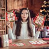 Funrous Christmas Bingo Game Ugly Sweater Merry Christmas Party Bingo Game Card Ugly Sweater Bingo Paper Card for Families Adults Family Activities Party Supplies, 24 Players