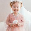 Annilubaby Unicorn Jewelry Set, Kids Unicorn Jewelry for Girls Included Necklace Bracelet Ring, Little Girl Jewel Necklace Set Cute Toddlers Unicorn Pendant,Pretend Dress up Jewelry Gift
