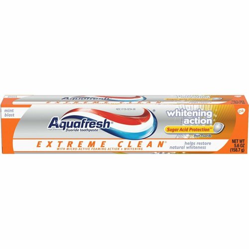 Aqua Fresh Extm White 5.6 Size 5.6z Aquafresh Extreme Clean Whitening Mint Toothpaste - Pack of 3