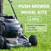 Parts Camp Wheel kits 6 inch Wheels for Push Mower(Set of 2)
