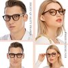 AQWANO Computer Reading Glasses Blue Light Blocking -4 Pack Round Frames Anti Blue Ray Reduce Eyestrain Readers Glasses Men/Women, 1.0