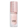 Revolution Beauty, Pout Bomb Plumping Lip Gloss, High-Shine for Glossy, Fuller & Plump Lips with Hyaluronic Acid & Peptides, Vegan & Cruelty-Free, Sheer Milky Nude, 0.15 Fl Oz