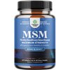 Pure MSM Supplement Tablets Joint Support for Increased Flexibility with Youthful Collagen Boosting Pills and Antioxidant Supplement for Men and Women