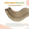Human Hair Extensions Sew in Blonde Highlights Hair Weft Extensions Real Human Hair Light Ash Blonde Mixed with Platinum Blonde Balayage Bundles 12 Inch 80grams Hand Tied Blonde Hair Weave
