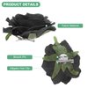 M METERXITY Rose Hair Clip, 4.33 Inch Flower Hairpin Fabric Floral Brooch for Bridal Wedding/Party/Women Hair Accessories, Hair Flowers Headpiece Floral Hair Pins [11cm, Black]