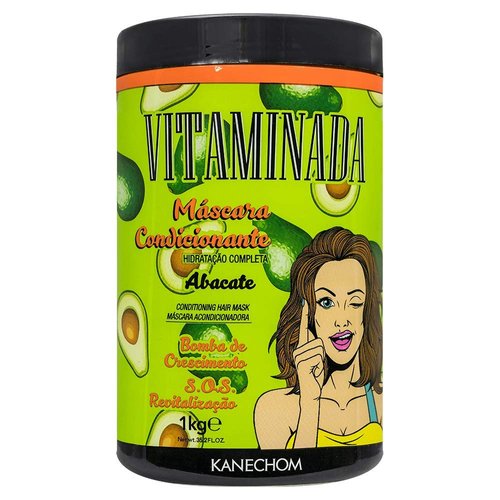 kanechom Hair Treatment with Avocado 35.2oz | Creme de Tratamento com Abacate 1kg (103603)