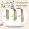 Sunny Clip in Hair Extensions Blonde Human Hair Clip in Extensions Platinum Blonde Clip in Hair Extensions Human Hair Blonde Hair Extensions Remy Hair Extensions Clip ins Blonde 7pcs 120g 18inch