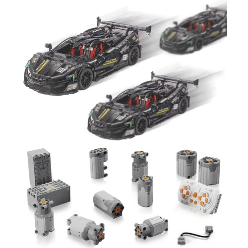 DOSCOR P1 Sports Cars Dynamic Upgrade Package,Powerful Motors kit Remote Control Upgraded Set for 1:8 Scale P1 Sports Car