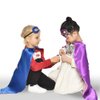 D.Q.Z Kids Superhero-Capes and Masks for Boys Girls Bulk, Children Super Hero Toys Dress Up Costume Birthday Party Favors, 3 Pack