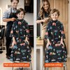 PERFEHAIR Kids Haircut Cape with Sleeves - Cute Cars Printing, Adjustable Neck Collar, Comfortable Barber Cape for Boys & Girls, Ideal for Home or Salon Use, Professional Hair Cutting Apron