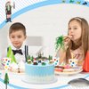 16 Pcs, Decoration Gone fishing cake Topper Fisherman Fishing Birthday Party Supplies for Man Kids Boy Girls gone fishing Themed Party Decor, Mixed Styles