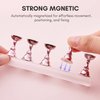 Makartt Nail Stand for Nails Art Display Practice Nail Holder for Painting Nails Stand for False Nail Press On Designs Magnetic Fake Nail Holder with 1M Double-sided Tape For Home DIY Salon Supplies