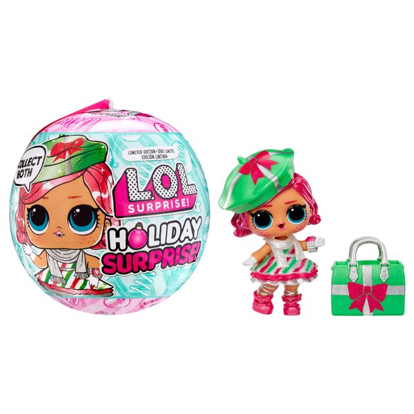 L.O.L. Surprise! Holiday Surprise!- Dreamin' BB- with Collectible Doll, 8 Surprises, Holiday Theme, Collectible Dolls, Limited Edition- Great Gift for Girls Age 3+