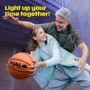 Rechargeable Light Up Basketball Ball - Glow in The Dark Basketball Accessories - Cool Birthday Gifts for 7 8 9 10 11 12 13 Year Old Boys - Outdoor Gear Toys Age 8-10 8-12 10-12 - Teen Boy Gift
