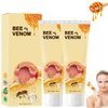 New Bee Venom Treatment Cream, Bee Venom Professional Gel, Professional Bee Venom Repair Cream, Soothing Provides for Neck, Waist, Back, Hand Feet, and Leg (2 Pcs)