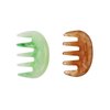 TEONEI Resin Gua Sha Massage Comb,Guasha Scalp Comb,Handheld Gua Sha Scalp Comb Scraping Massage Tool for Head Caring, Relax(2PCS)