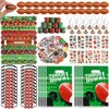 Kolewo4ever 295 Pieces Football Party Favors Football Themed Birthday Gift Goodie Bags Party Faovrs 24 Set Mini Foam Stress Balls,Slap Bracelet, Keychain, Charm Bracelets