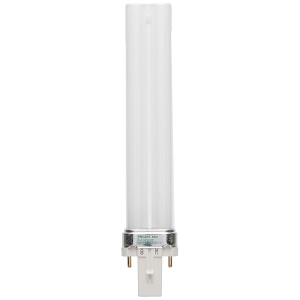 PHILIPS 148676 - PL-S 9W/827/2P Alto Single Tube 2 Pin Base Compact Fluorescent Light Bulb