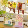 Toy Building Sets, Postcard Building Blocks for Adults, Jaki Creative Note Holder Flower Building Set for Desktop Decorations, DIY Message Board Mini Building Block Sets-Collectible Gift Idea-Set 2