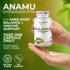 Hallusa Natural Anamu Root 450 mg - Petiveria Allicea - Anamu Capsules Organic - Immune System & Energy - 100 Capsules