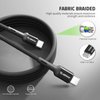 ExtremeCases for Unihertz Tank 3 Pro 2Pack 4FT USB C to C Fabric Charging Cable (C to C Cable)