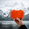 Evergreen 52 Waterproof Dry Box Protective Case - Travel Safe/Mil Spec/USA Made - for Cameras, Camping, Fishing, Hiking, Traveling, Water Sports, Knives, Survival (Yellow)