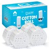 200(50×4) Dental Cotton Rolls - Nose Bleed Stopper - Nose Bleed Plugs for Kids or Adults - Highly Absorbent Gauze Rolls & Cotton Roll - Non Sterile 1.5 Inch Rolled Cotton Pads (200)