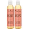 SheaMoisture Body Oil with Coconut & Hibiscus for Bath and Shower, Coconut Massage Oil & Coconut Body Oil, Shea Moisture Body Oil with Hibiscus Flower Extracts (2 Pack, 8 Oz Ea)