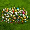 Skylety 100 Pcs Mini Resin Animals Tiny Miniature Animals Mini Animals Figures Tiny Resin Trinkets Marine Aquarium Ornaments Dollhouse Decorations for DIY Tank Potted Garden Landscape Accessory