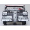 Oxford Diecast 1958 Edsel Citation Silver Gray Metallic with Ember Red Top and Red Interior 1/87 (HO) Scale Diecast Model Car 87ED58008