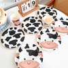 QZV 80 Pcs Cow Print Plates Cow Party Decorations Farm Animal Zoo Cow Print Paper Party Supplies Disposable Dinnerware Theme for Birthday Party Baby Shower Picnic Decorations