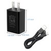 Charger for TCL Flip Pro, Jitterbug Flip 2 Lively Smart 3 Phone, Sonim XP3 Plus XP8 Phone, USB C Cable 6 ft with Adapter