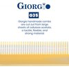 Giorgio G35 Handmade All Fine Tooth Pocket Comb for Men, Hair Comb Straightener for Everyday Grooming Styling Hair, Mustache and Beard for Men Women and Kids, Use Wet or Dry, Saw Cut and Hand Polished