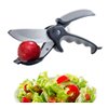 Kitchen Salad Scissors with Salad Forks for Chop n Mix Salad,Salad Cutting Tool Cut and Toss Dual Blade Salad Chopper Scissors,Multifunction Vegetable Salad Making Kit with Cutter n Mixing Fork