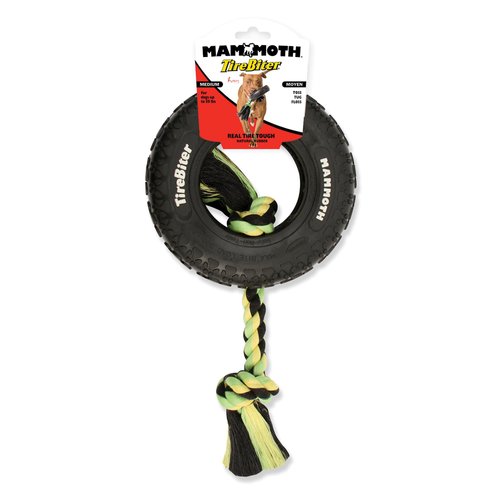 PHILLIPS PET FOOD SUPPLY 31004F TireBiter BLK Dog Toy, Black, 6"