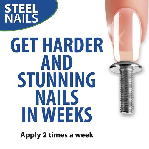 Steel Nails Hardener with Keratin, Calcium and Garlic