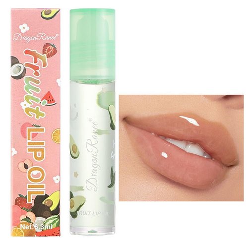 Moisturizing Lip Oil,Fruit Flavoured Lip Oil, No-Sticky Vegan Tinted Lip Gloss Lip Balm Lip Care For Dry Lip's Moisturizing Hydrating And Nourishing (05)