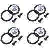 Hobbypark 4pcs RC Airplane Prop Saver 3.17mm with Screws Rubber O Rings Kit for Electric Engine Brushless Motor Shaft E Plane Replacement Parts