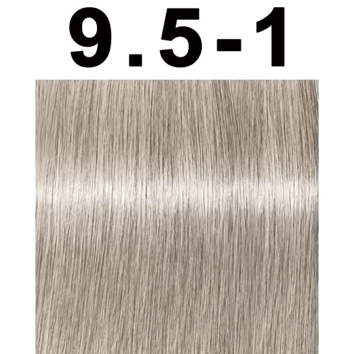 Schwarzkopf Igora Royal 9,5-1 Pearl Permanent Hair Color and M Hair Designs Tint Brush (Bundle 2 items)