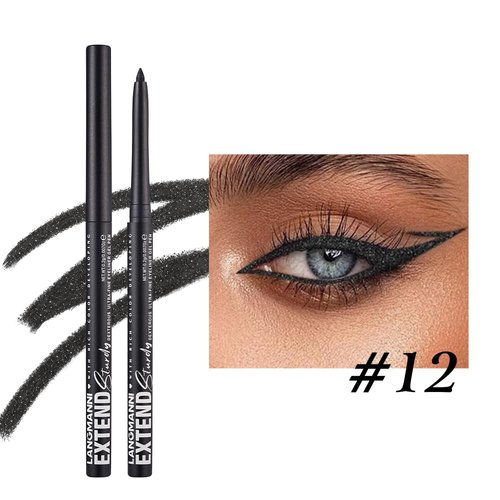 Kyannkara Liquid Eyeliner Colorful Matte Glitter Neon Eyeliner Pencil Pigmented Smudgeproof Long Last Gel Eye Liner Quick dry(L12)