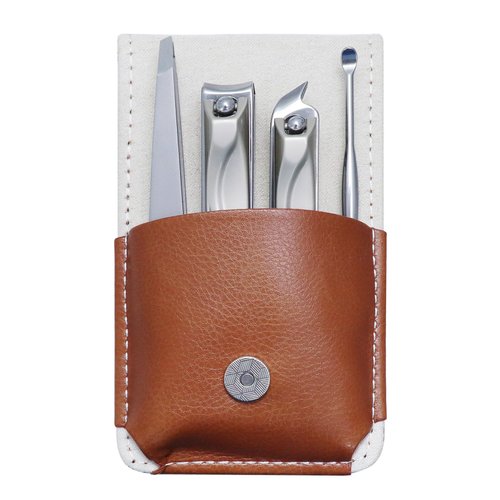SG Nekoo 4 Pieces Nail Clipper Set, Ultra Sharp Fingernail Clipper Toenail Clippers for Thick Toenails, Portable Stainless Steel Nail Clippers for Men Women with Exquisite Magnetic Case (GJ4PMJ)