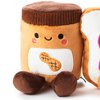 Hallmark Better Together 5" Magnetic Plush Toys (Peanut Butter and Jelly) Gifts for Christmas, Anniversary, Valentine's Day