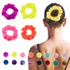 Simnice Waterproof Neon Scrunchies Gym Scrunchie - Water-resistant Hair Ties Pool scrunchie 16 Colors Elastic Hair bands Ponytail Holder Beach Scrunchies, Party Size Scrunchie, Hair Tie for Women