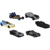 Hot Wheels Toy Cars 6-Pack, Set of 6 Batman Character Vehicles in 1:64 Scale, Inspired by Various Batman Characters (Styles May Vary)