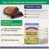 ELEGENZO Mouse Repellent Pouches with Peppermint Oil - Repels Mice, Rats, Squirrels, Roaches, Ants, Spiders, Moths