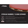 STIGA Torch Ping Pong Paddle - 5-Ply Ultra-Light Blade - 2mm Tournament-Approved Sponge - Flared Handle for Enhanced Control - Competitive Table Tennis Racket for Family Fun