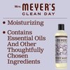 MRS. MEYER'S CLEAN DAY Moisturizing Body Wash for Women and Men, Biodegradable Shower Gel Formula Made with Essential Oils, Lavender, 16 oz